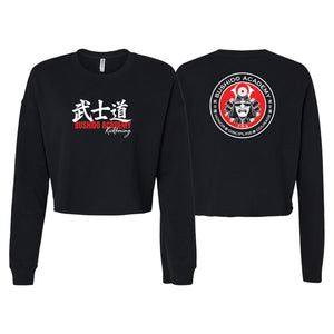 Bushido MMA Women's Cropped Crewneck Sweatshirt #8169 D
