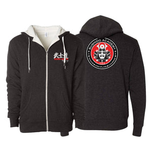 Bushido MMA Sherpa Lined Zip-Up Hoodie #8169 E