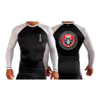 Bushido MMA All Black Ranked Long Sleeve Rash Guards #8169 G