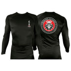 Bushido MMA All Black Rash Guards Long Sleeves #8169 G