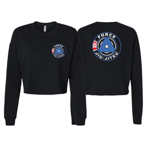 Force MMA Women's Cropped Crewneck Sweatshirt #8170 A