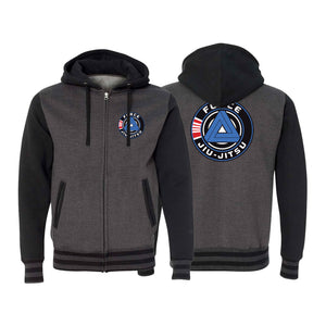 Force MMA Varsity Zip-Up Hoodies #8170 A