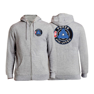 Force MMA Zip-Up Hoodies #8170 A