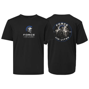 Force Jiu-Jitsu Dry Fit Kids Shirts #8170 A