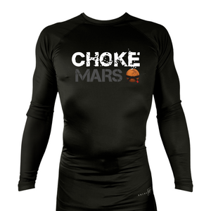 Mars Jiu Jitsu Club All Black Rash Guards Long Sleeves #8171 A