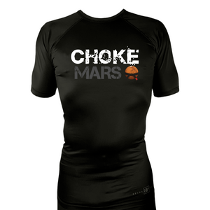 Mars Jiu Jitsu Club All Black Rash Guards Short Sleeves #8171 A