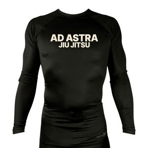 Mars Jiu Jitsu Club All Black Rash Guards Long Sleeves #8171 C