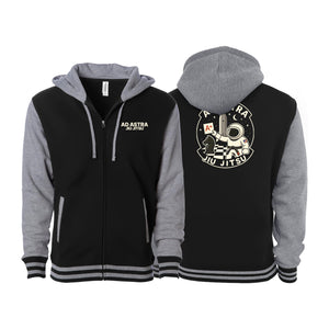 Mars Jiu Jitsu Club Varsity Zip-Up Hoodies #8171 D