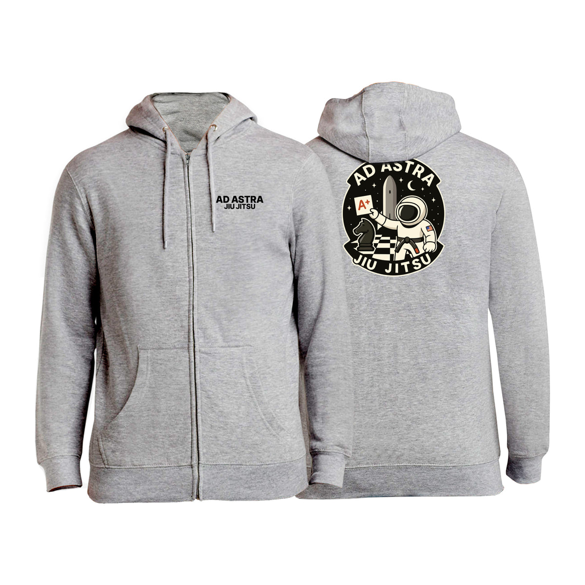 Mars Jiu Jitsu Club Zip-Up Hoodies #8171 D