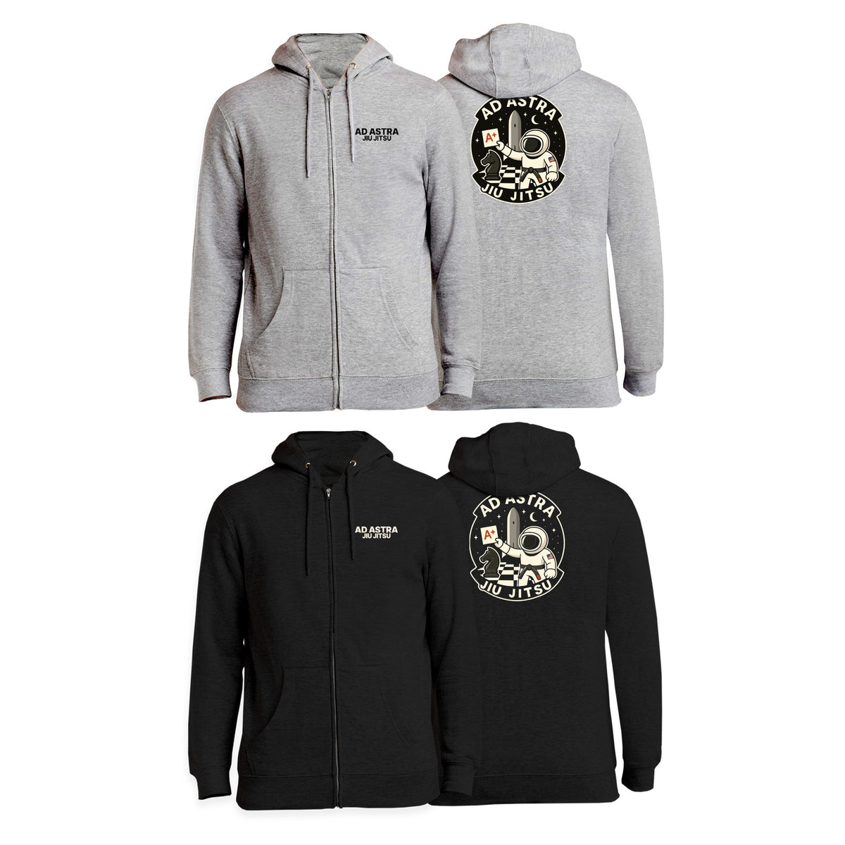 Mars Jiu Jitsu Club Zip-Up Hoodies #8171 D
