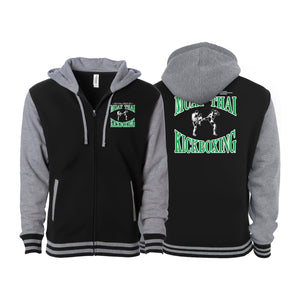 Valdez Kickboxing Varsity Zip-Up Hoodies #8172 A