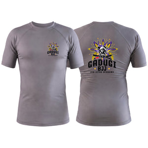Gadugi BJJ Gray Rash Guards Short Sleeve #8173 A