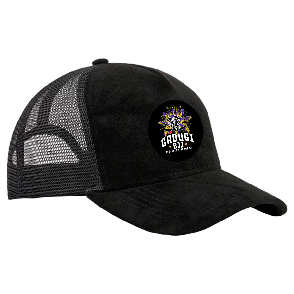 Gadugi BJJ Suede Trucker Hat #8173 A