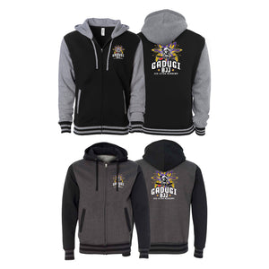 Gadugi BJJ Varsity Zip-Up Hoodies #8173 A