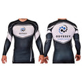 Odyssey Training Center Academy Rash Guards Black/White #8174 A