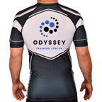 Odyssey Training Center Academy Rash Guards Black/White #8174 A