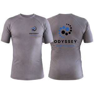 Odyssey Training Center Gray Rash Guards Short Sleeve #8174 A