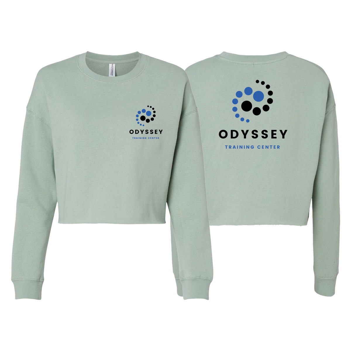 Odyssey Training Center Women's Cropped Crewneck Sweatshirt #8174 A