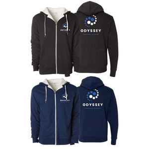Odyssey Training Center Sherpa Lined Zip-Up Hoodie #8174 A