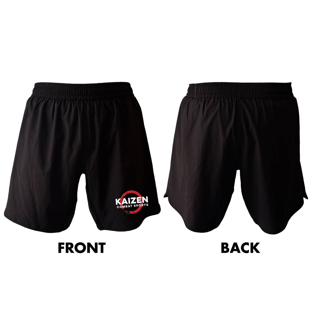 Kaizen Jiu-Jitsu Academy All Black Shorts 2.0 #8176 A