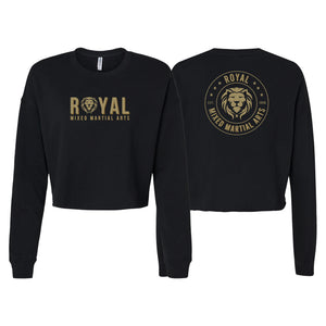 Royal MMA Women's Cropped Crewneck Sweatshirt #8178 A