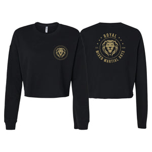 Royal MMA Women's Cropped Crewneck Sweatshirt #8178 C