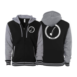 Bay Area Capoeira & Jiu Jitsu Varsity Zip-Up Hoodies #8179 A