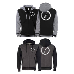 Bay Area Capoeira & Jiu Jitsu Varsity Zip-Up Hoodies #8179 A