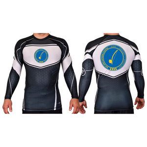Bay Area Capoeira & Jiu Jitsu Academy Rash Guards Black/White #8179 B