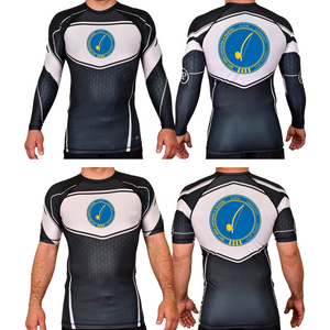 Bay Area Capoeira & Jiu Jitsu Academy Rash Guards Black/White #8179 B