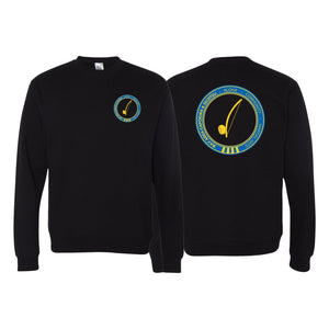 Bay Area Capoeira & Jiu Jitsu Crewneck Sweatshirt #8179 B (Blue & Yellow)