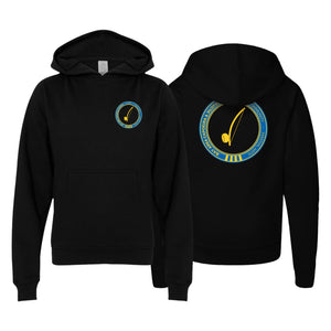 Bay Area Capoeira & Jiu Jitsu Academy Sweater Kids Hoodie #8179 B (Blue & Yellow)