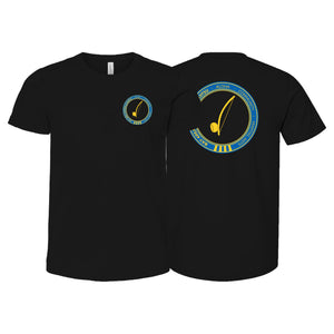 Bay Area Capoeira & Jiu Jitsu Kids Shirts #8179 B (Blue & Yellow)
