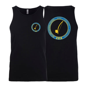 Bay Area Capoeira & Jiu Jitsu Next Level Tank Tops #8179 B (Blue & Yellow)