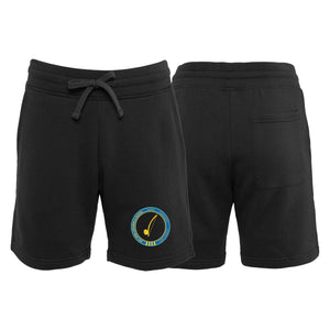Bay Area Capoeira & Jiu Jitsu Sweat Shorts #8179 B (Blue & Yellow)