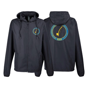 Bay Area Capoeira & Jiu Jitsu Windbreaker #8179 B (Blue & Yellow)