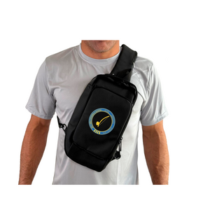 Bay Area Capoeira & Jiu Jitsu Crossbody Bags #8179 B (Blue & Yellow)