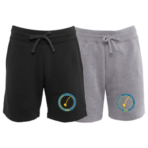 Bay Area Capoeira & Jiu Jitsu Sweat Shorts #8179 B (Blue & Yellow)