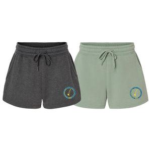 Bay Area Capoeira & Jiu Jitsu Women's Sweatshorts #8179 B (Blue & Yellow)