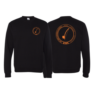 Bay Area Capoeira & Jiu Jitsu Crewneck Sweatshirt #8179 C (Black & Orange)