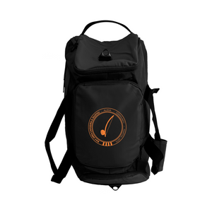 Bay Area Capoeira & Jiu Jitsu Hybrid Duffel Backpack #8179 C (Black & Orange)