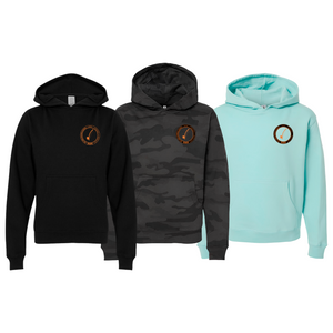 Bay Area Capoeira & Jiu Jitsu Academy Sweater Kids Hoodie #8179 C (Black & Orange)