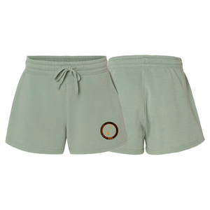 Bay Area Capoeira & Jiu Jitsu Women's Sweatshorts #8179 C (Black & Orange)