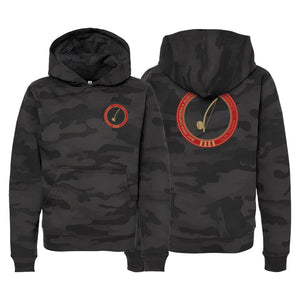 Bay Area Capoeira & Jiu Jitsu Academy Sweater Kids Hoodie #8179 D (Red & Gold)