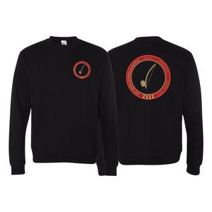 Bay Area Capoeira & Jiu Jitsu Crewneck Sweatshirt #8179 D (Red & Gold)