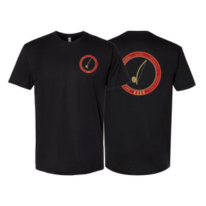 Bay Area Capoeira & Jiu Jitsu Next Level Adult Shirts #8179 D (Red & Gold)