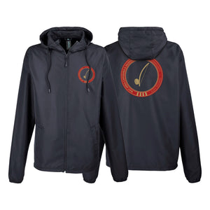 Bay Area Capoeira & Jiu Jitsu Windbreaker #8179 D (Red & Gold)