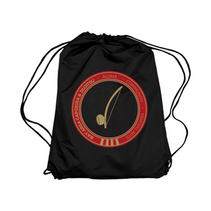 Bay Area Capoeira & Jiu Jitsu Drawstring Bags #8179 D (Red & Gold)