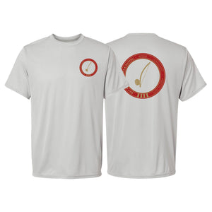 Bay Area Capoeira & Jiu Jitsu Dry Fit Shirts #8179 D (Red & Gold)