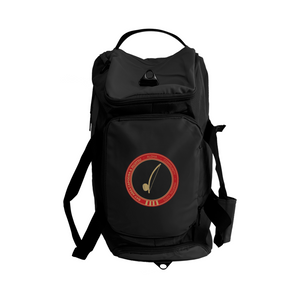 Bay Area Capoeira & Jiu Jitsu Hybrid Duffel Backpack #8179 D (Red & Gold)